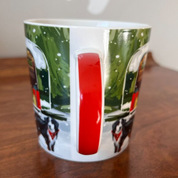 PPD Martha Collins Noah Dog Mug Camper Trailer Christmas Holiday New Bone China - Picture 6 of 14
